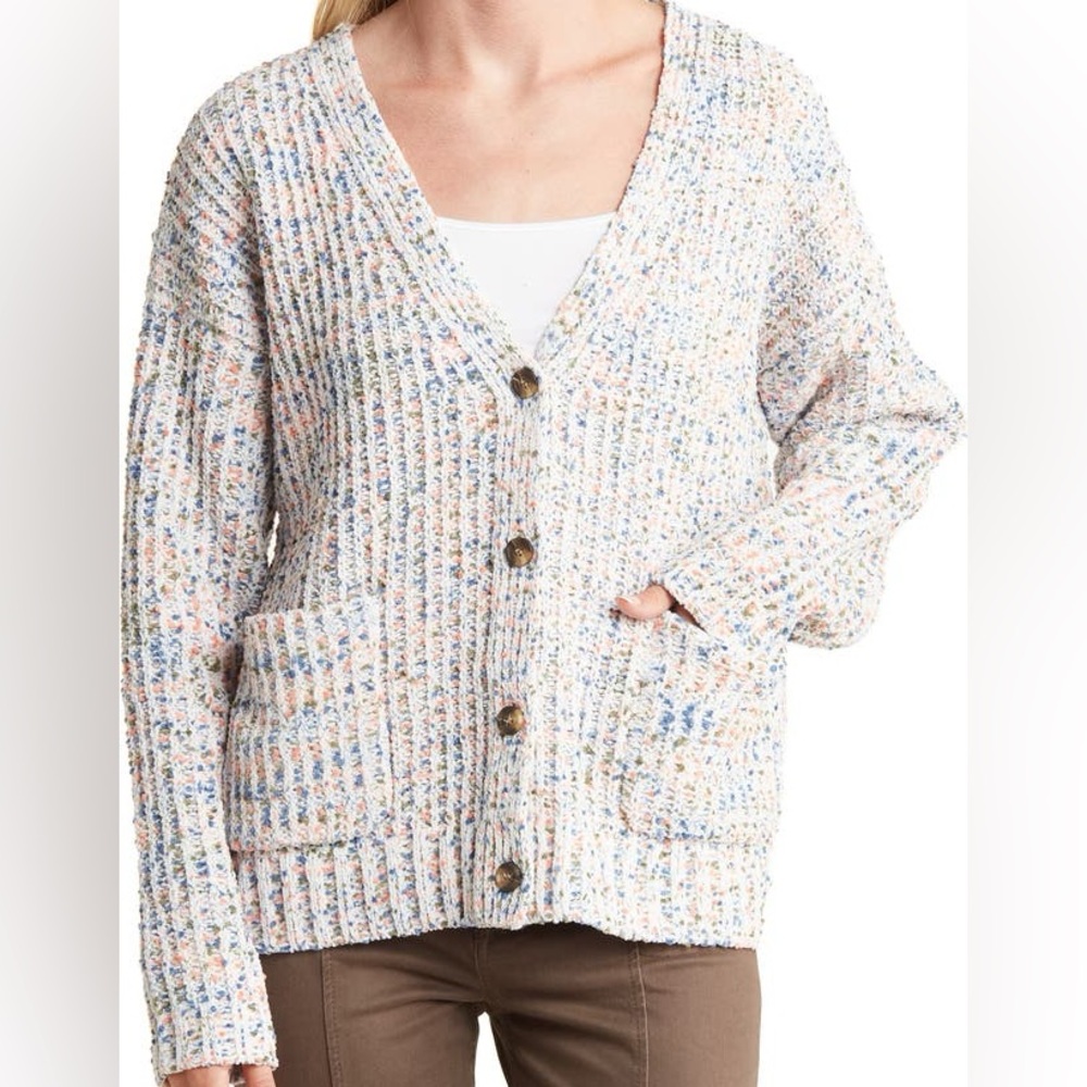 SUPPLIES BY UNIONBAY Women’s Julianne Marled Confetti Cardigan - Size S